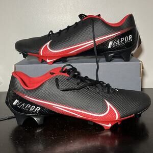 Nike Vapor Edge Speed 360 P Football Cleats CV6349-008 Black‎ Red Mens Size 16